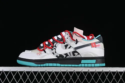 All categories Nk SB Dunk series Nk SB Dunk Low low-top sneakers Nk Dunk Low Panda Prank CNY Year of the Dragon Limited Edition Youlong Zeling Moyu Hongyun SB low-top casual sneakers DV0831-101